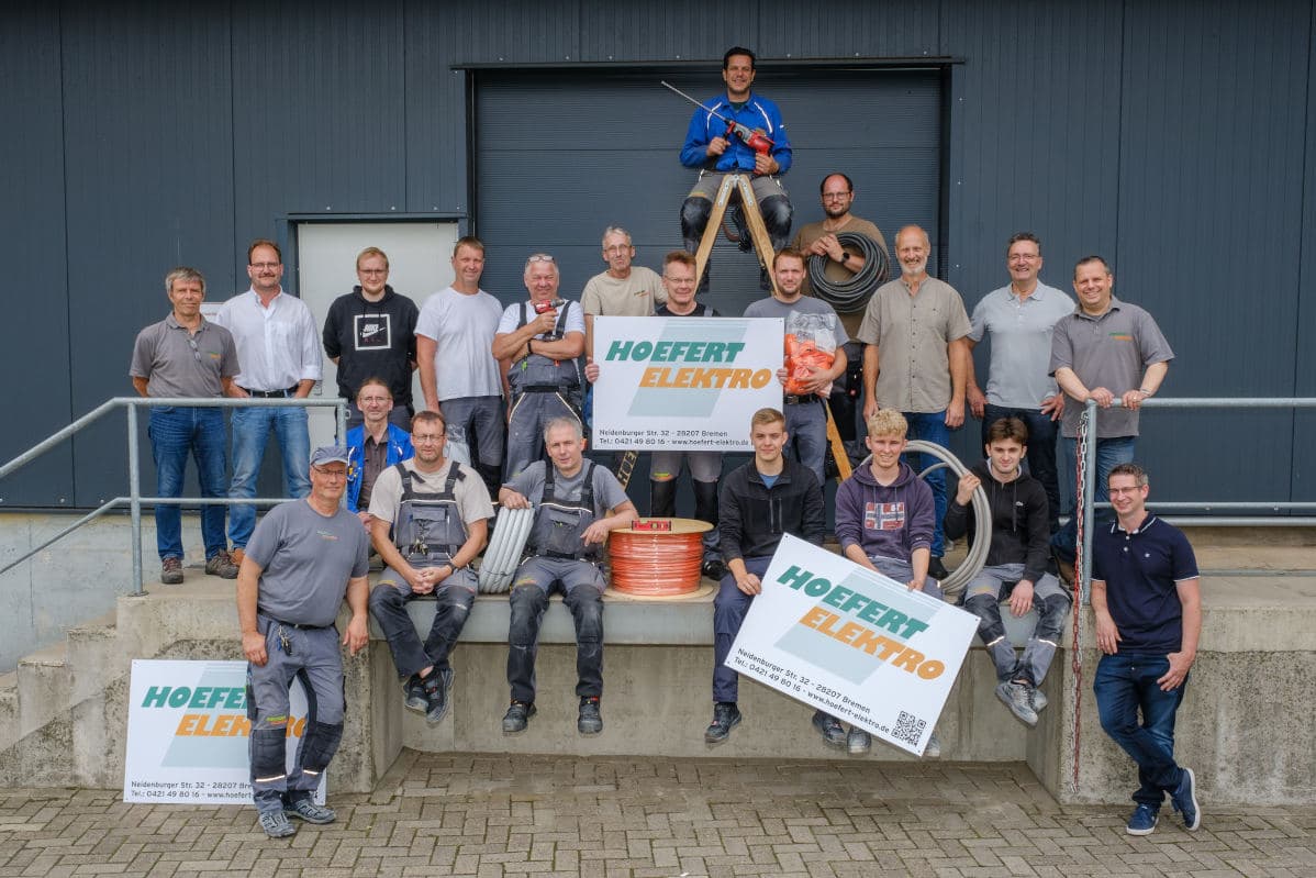 Das Team von Hoefert Elektro